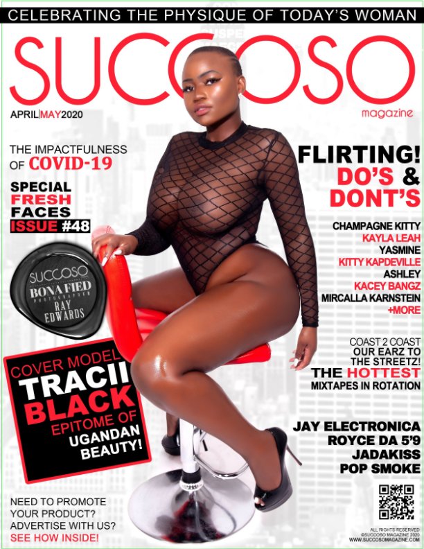 Ver Succoso Magazine Issue #48 featuring Cover Model TRACII BLACK por SUCCOSO MAGAZINE