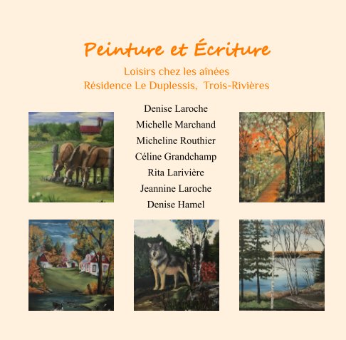 View Peinture et écriture by Carole Gauthier