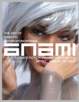 Fantasy art - robotic anami book cover