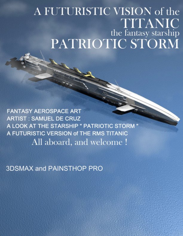 View Fantasy Aerospace - Patriotic Storm starship by SAMUEL DE CRUZ