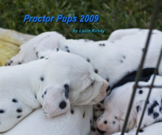 Proctor Pups 2009 book cover
