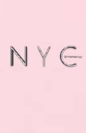 NYC  pink rose skyline  stylish $ir Michael designer edition book cover