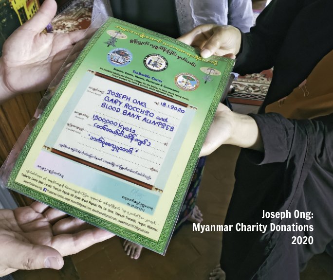 Joseph Ong: Myanmar Charity Donations 2020 nach Gary Rocchio anzeigen