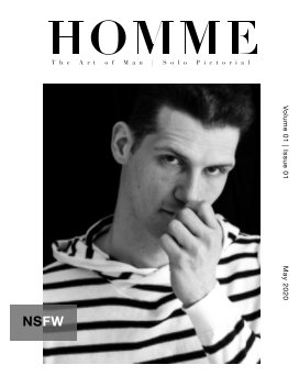 Homme - The Art of Man | Solo Pictorial | Vol. 1, Issue 1 - May 2020 book cover