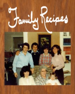 Mom's recipes book cover
