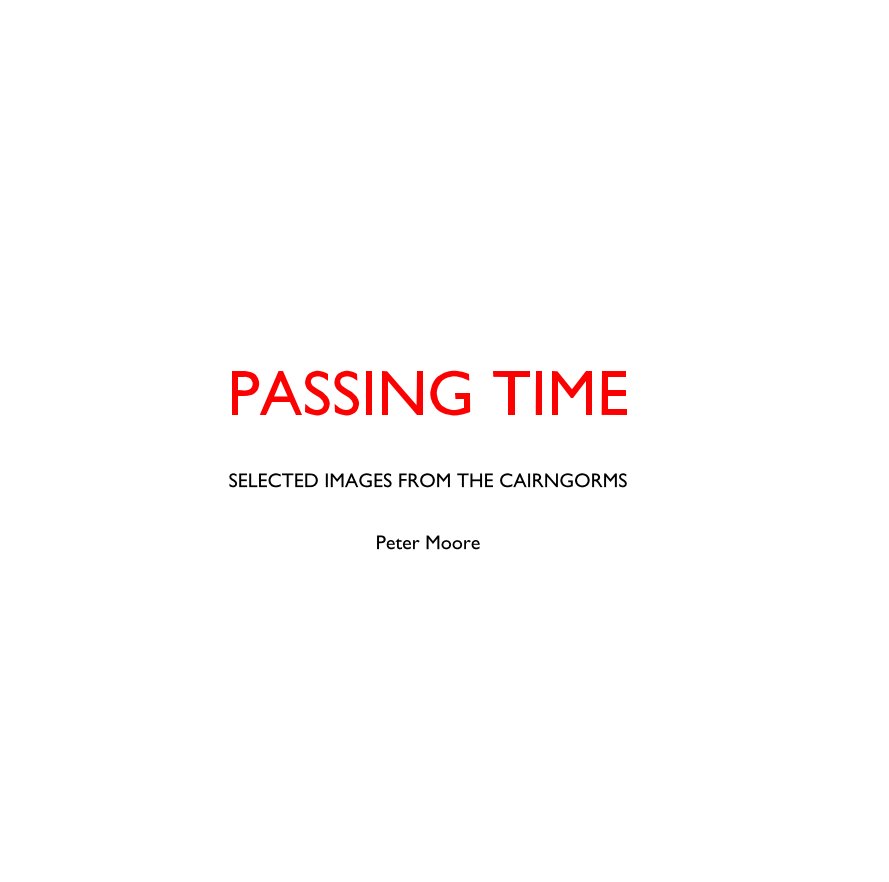 View PASSING TIME by Pete Moore