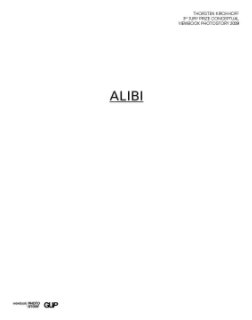 Alibi book cover