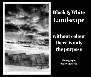 Black  White Landscape book cover