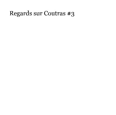 Regards sur Coutras #3 book cover