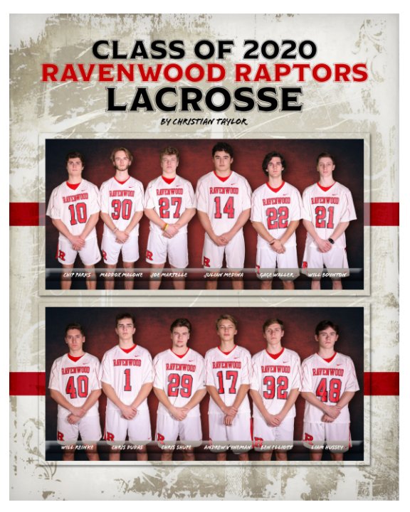 Visualizza Class of 2020 Ravenwood Raptors Lacrosse di Christian Taylor