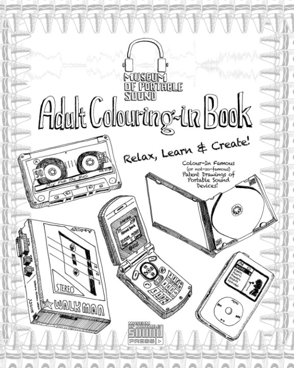 View Adult Colouring-In Book by Museum of Portable Sound