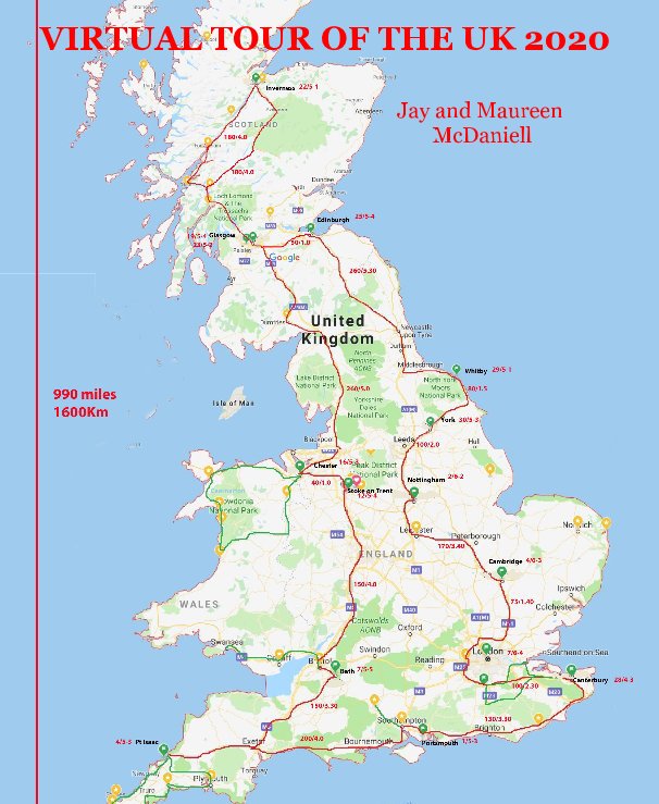 View Virtual Tour of the UK - 2020 by Jay and Maureen McDaniell