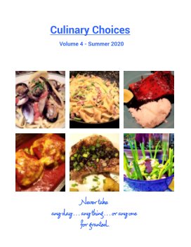 CULINARY CHOICES - Volume 4 (Summer 2020) book cover