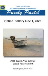 2020 Purely Pastel Juried Exhibition book cover