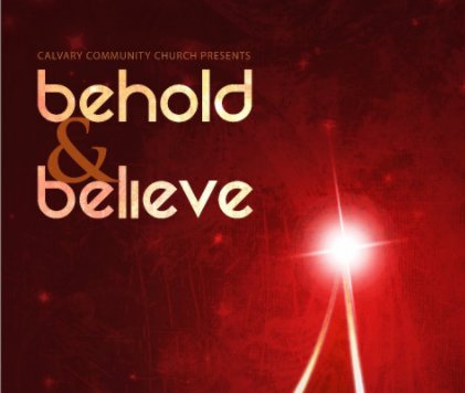 Behold & Believe book cover