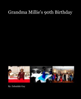 Grandma Millie's 90th Birthday book cover