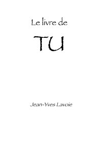 Le livre de TU book cover