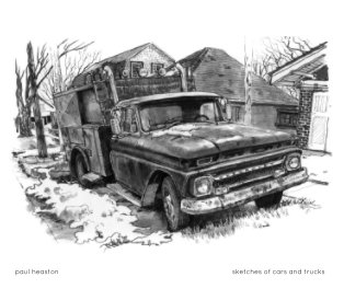 sketches of cars and trucks book cover