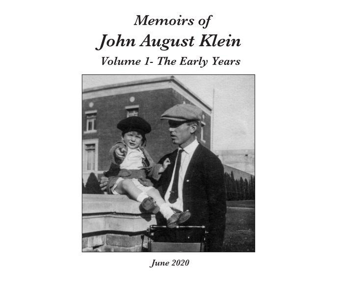 View John August Klein Memoir by Alan Butler