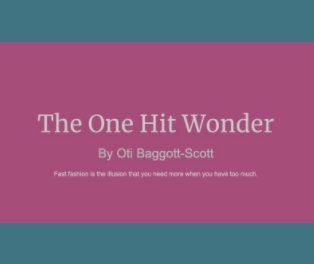One Hit Wonder book cover