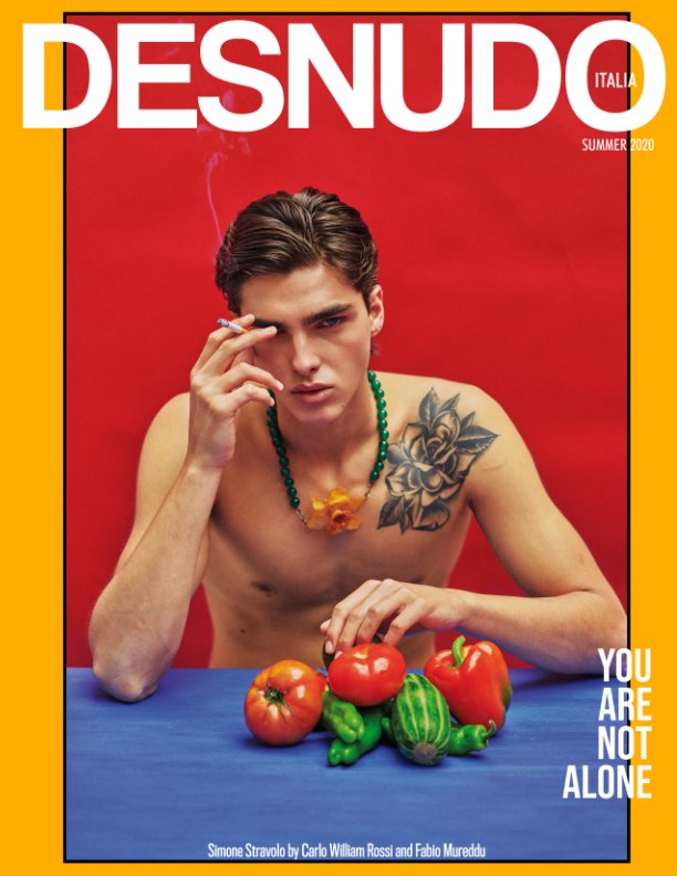 View Desnudo Magazine Italia Issue 7 - Simone Stravolo Cover by Desnudo Magazine Italia