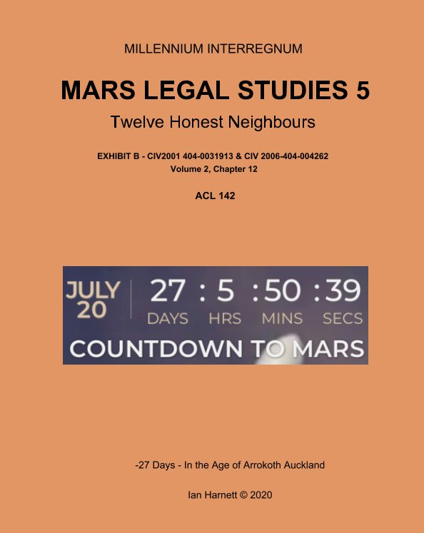 Visualizza Mars Legal Studies 5 di Ian Harnett, Annie, Eileen