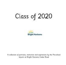 Class of 2020 book cover