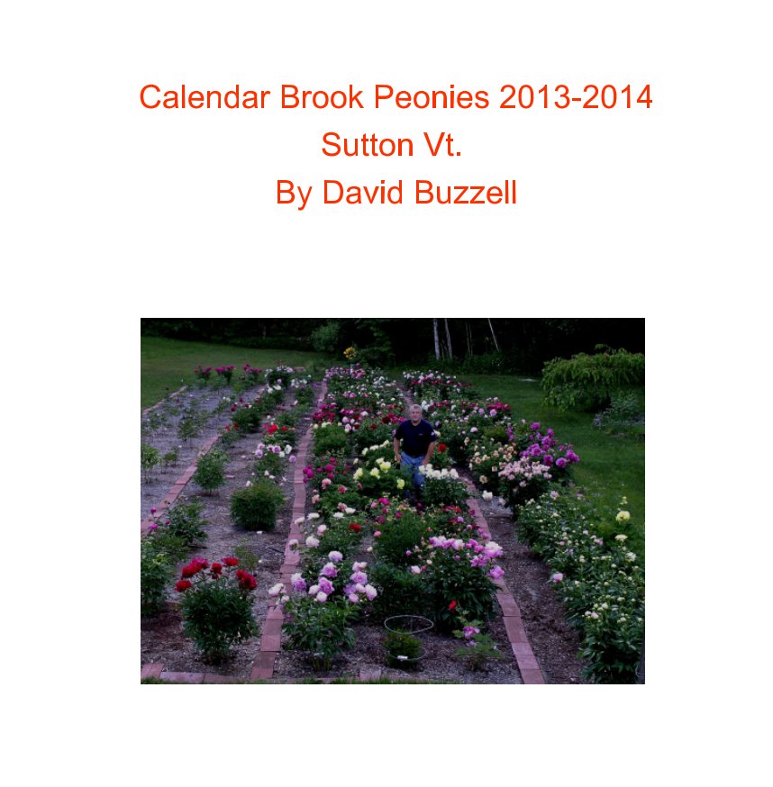 Calendar Brook Peonies 2013-2014 nach David Buzzell anzeigen