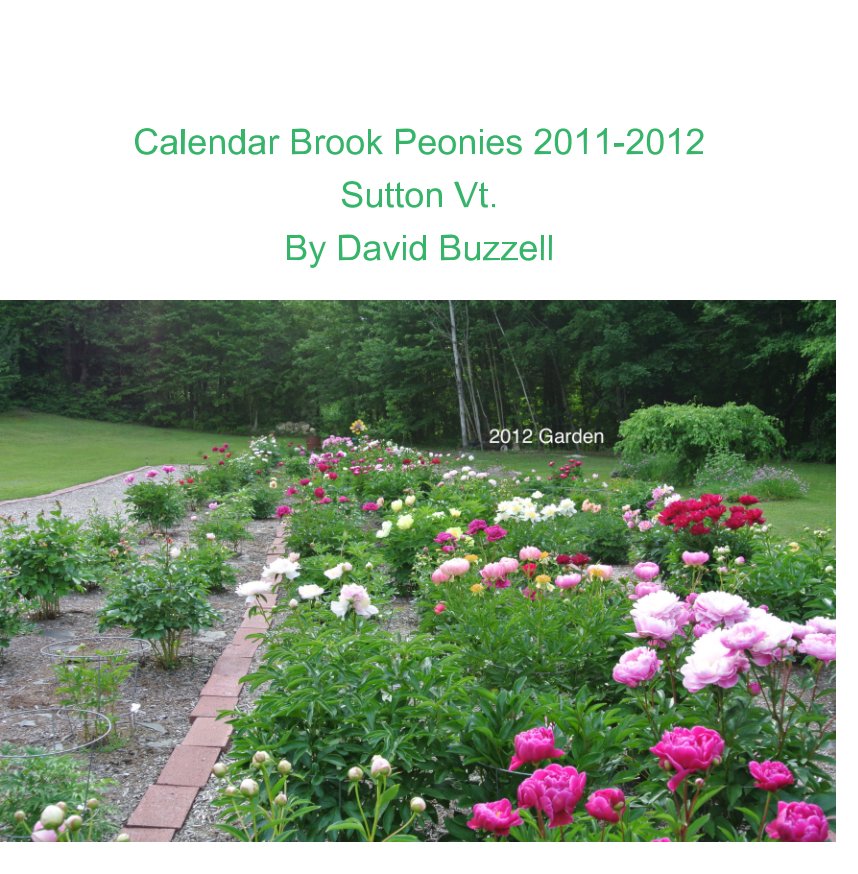View Calendar Brook Peonies 2011-2012 by David Buzzell