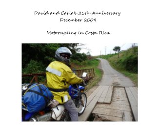 David and Carla's 25th Anniversary December 2009 book cover