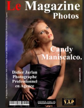 Le Magazine-Photos avec Candy Maniscalco,des photos de Didier Jarlan Photographe Professionnel en agence book cover