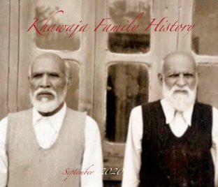 Khawaja Family History book cover