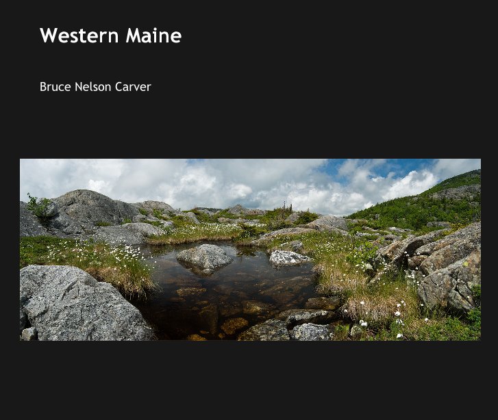 View Western Maine by Bruce Nelson Carver