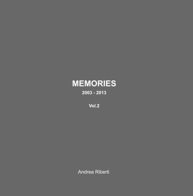 MEMORIES - 2003 2013 Vol.2 book cover