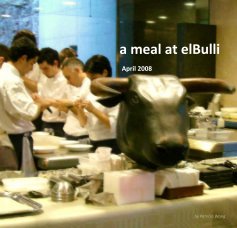 a meal at elBulli book cover