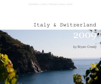 Italy & Switzerland book cover