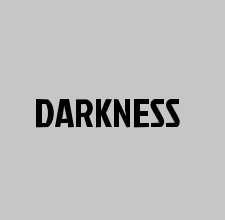 Darkness book cover