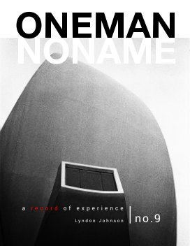 oneman noname - a record of experience 9 book cover