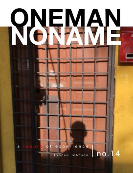 oneman noname - a record of experience 14 book cover