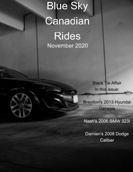 Blue Sky Canadian Rides - November 2020 book cover