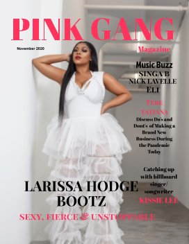 Fall/November 2020 PINK GANG Magazine book cover