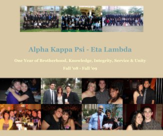 Alpha Kappa Psi - Eta Lambda book cover