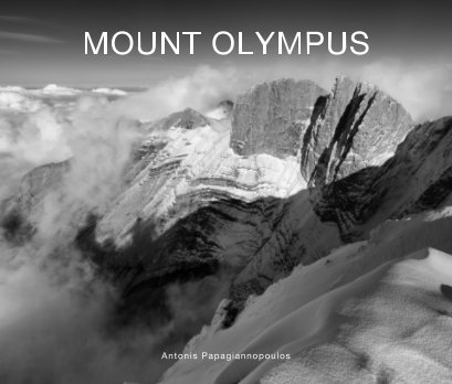 Mount Olympus bw book cover