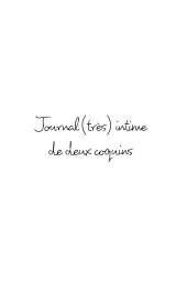 Journal (très) intime de deux coquins book cover