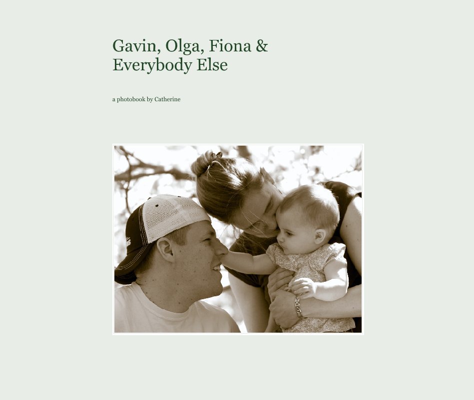 View Gavin, Olga, Fiona & 
Everybody Else by zitronen
