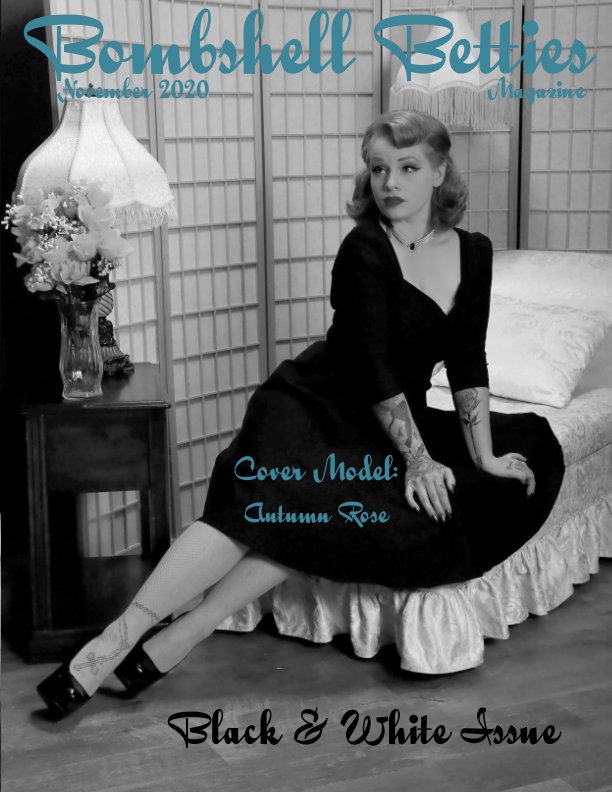 Bekijk Bombshell Betties Magazine Black and White Issue op Ms. Vivid Viviane