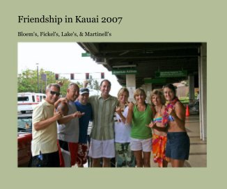 Friendship in Kauai 2007 book cover