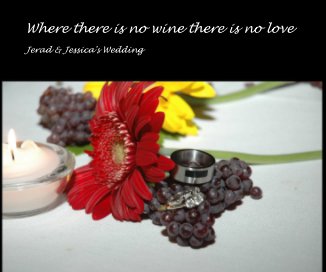 Where there is no wine there is no love book cover