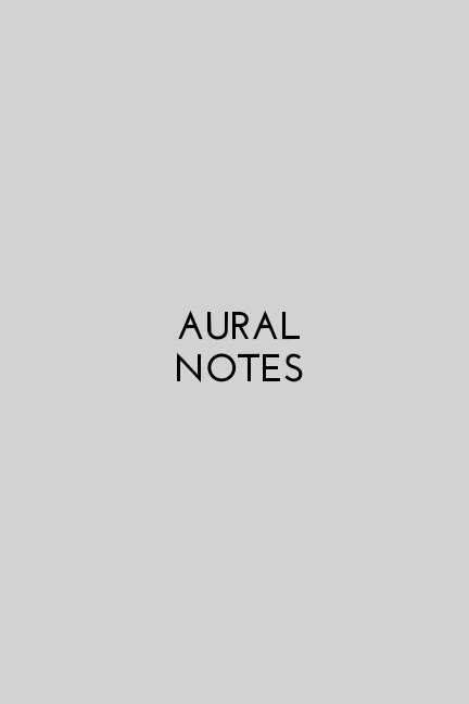 Ver Aural Notes por Victoria Karlsson