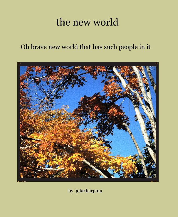 Ver the new world por julie harpum